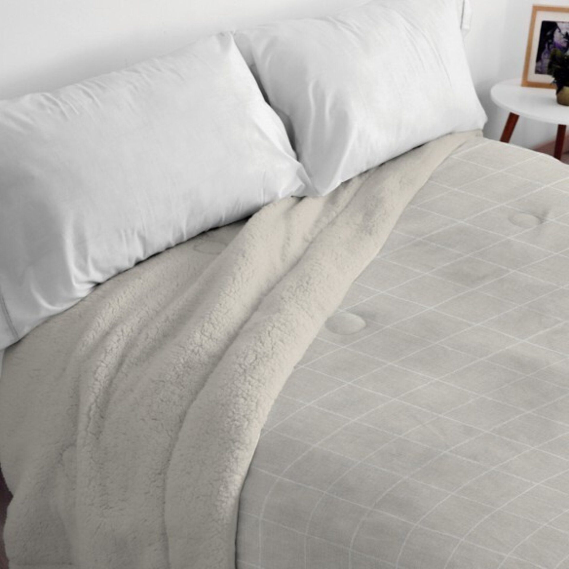 Edredón Sherpa Thamesis Beige - 2