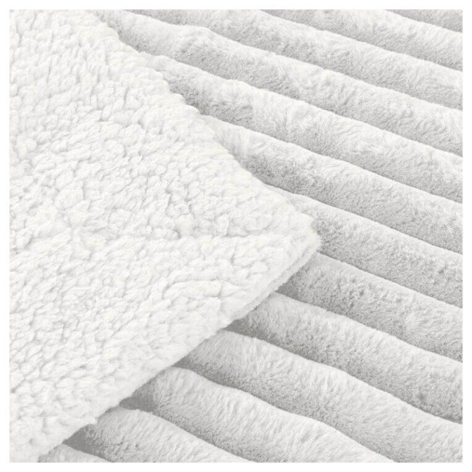 Edredón Sherpa Lesseo Blanco - 2